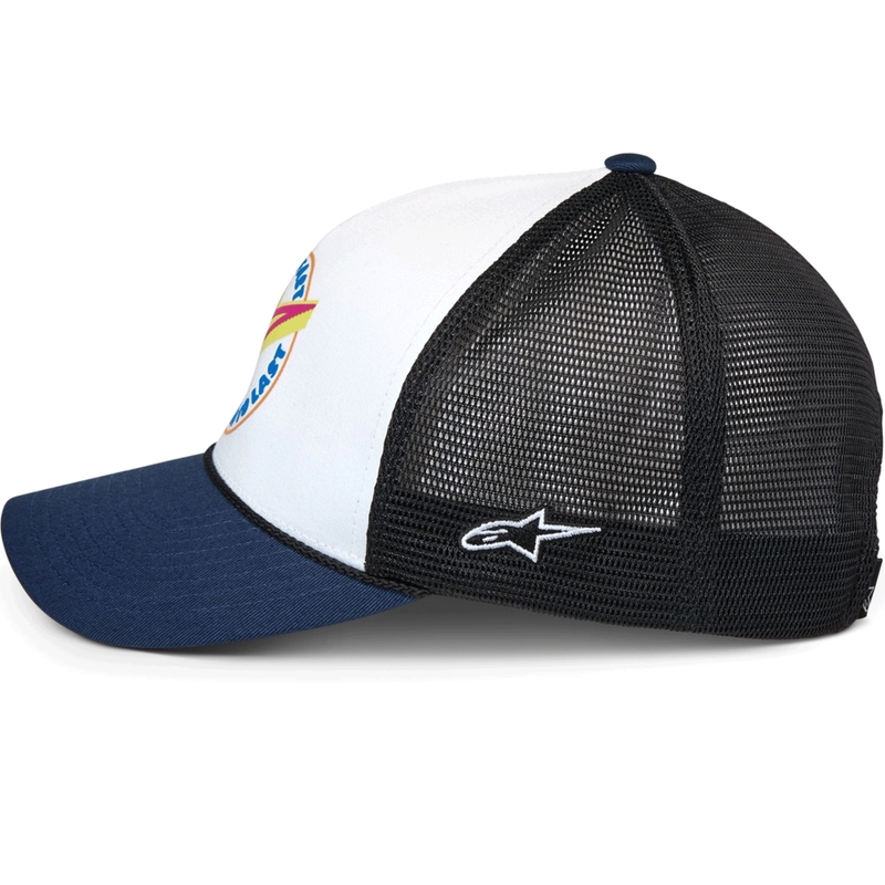 Καπέλο Alpinestars Aorbit Trucker λευκό-μπλε-μαύρο