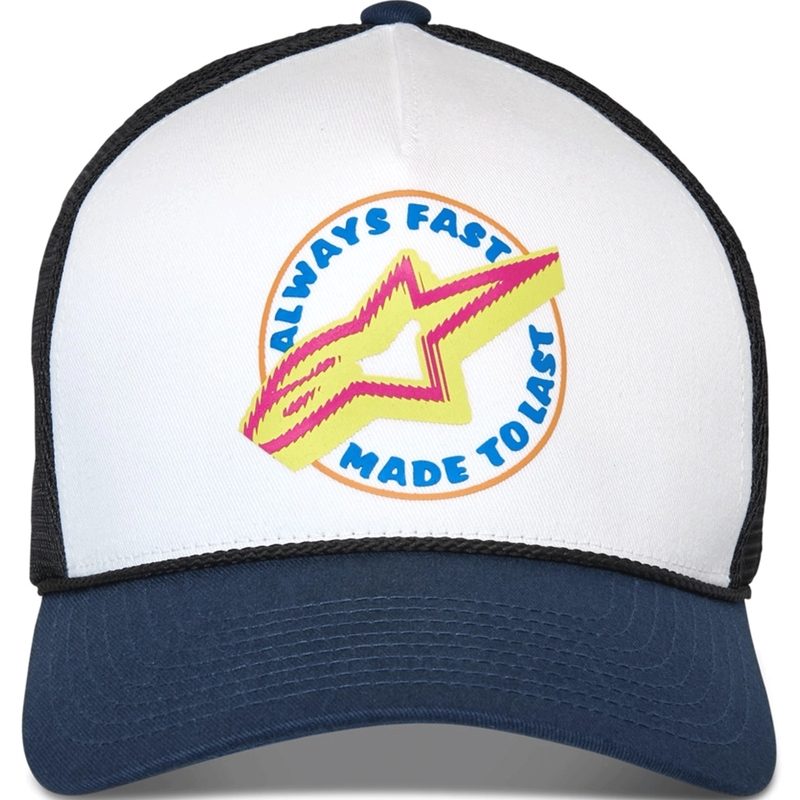 Καπέλο Alpinestars Aorbit Trucker λευκό-μπλε-μαύρο