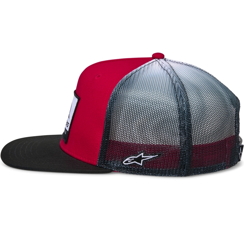 Καπέλο Alpinestars Cali Gradient Trucker κόκκινο-μαύρο-λευκό