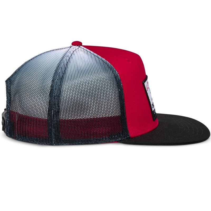 Καπέλο Alpinestars Cali Gradient Trucker κόκκινο-μαύρο-λευκό