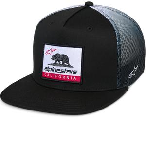 Καπέλο Alpinestars Cali Gradient Trucker μαύρο-άσπρο