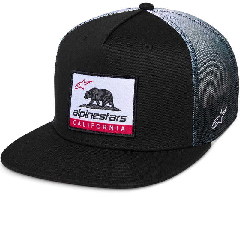Καπέλο Alpinestars Cali Gradient Trucker μαύρο-άσπρο