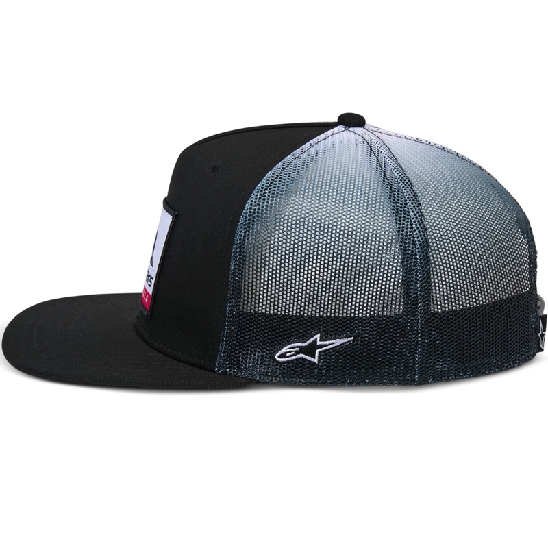 Καπέλο Alpinestars Cali Gradient Trucker μαύρο-άσπρο