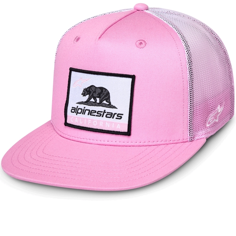 Καπέλο Alpinestars Cali Gradient Trucker ροζ-λευκό