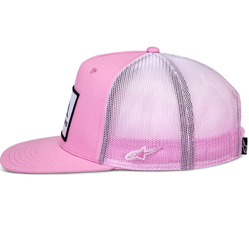 Καπέλο Alpinestars Cali Gradient Trucker ροζ-λευκό