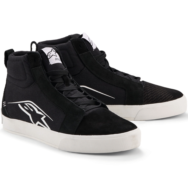 Μπότες Μοτοσικλέτας Alpinestars Ride-63 Canvas Μαύρο-Λευκό