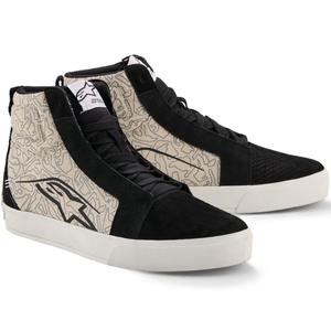 Μπότες Μοτοσικλέτας Alpinestars Ride-63 Canvas Μαύρο-Ανοιχτό Γκρι-Λευκό