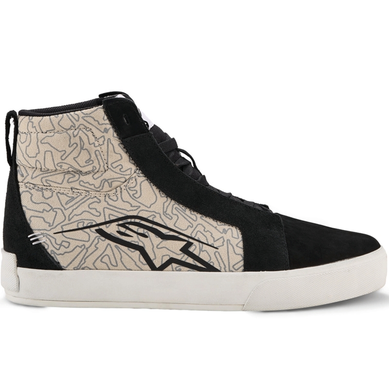 Μπότες Μοτοσικλέτας Alpinestars Ride-63 Canvas Μαύρο-Ανοιχτό Γκρι-Λευκό