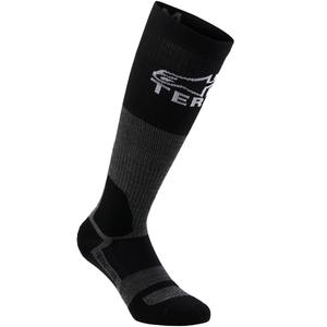 Κάλτσες Alpinestars AT 8 Merino γκρι-μαύρες