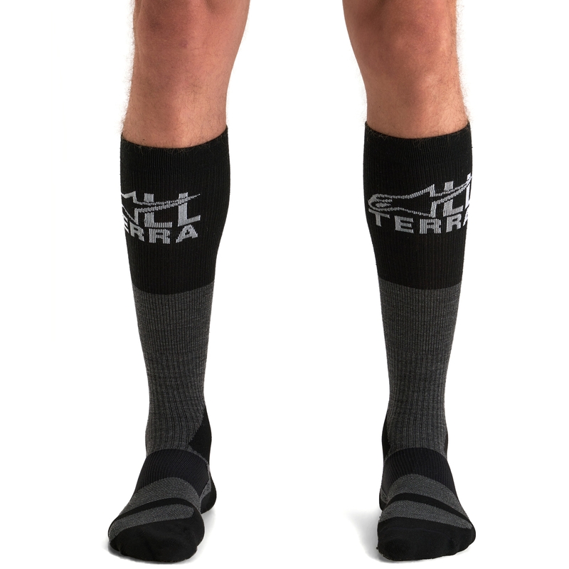 Κάλτσες Alpinestars AT 8 Merino γκρι-μαύρες