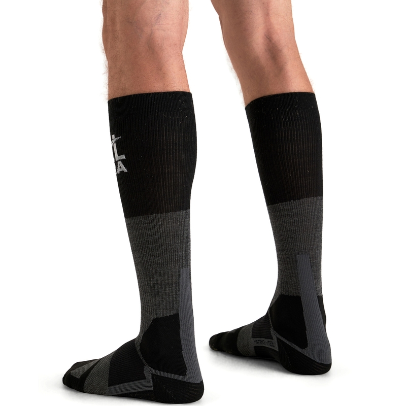 Κάλτσες Alpinestars AT 8 Merino γκρι-μαύρες