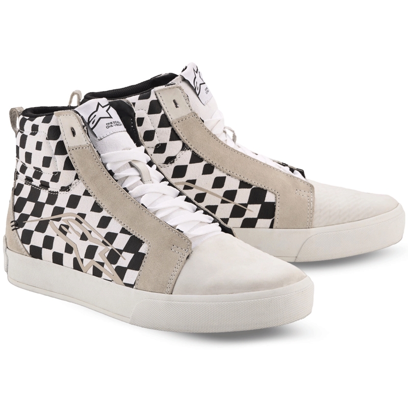 Μπότες Μοτοσικλέτας Alpinestars Ride-63 Canvas Μαύρο-Μπεζ-Λευκό