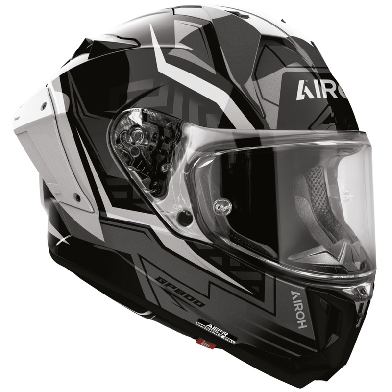 Κράνος μοτοσικλέτας Airoh GP 800 Victory full-face ασημί