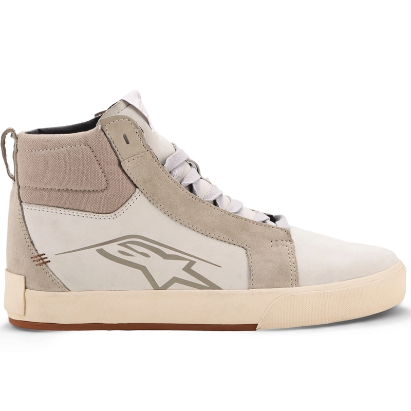 Δερμάτινες μπότες μοτοσικλέτας Alpinestars Ride-63 Λευκό-Γκρι-Καφέ