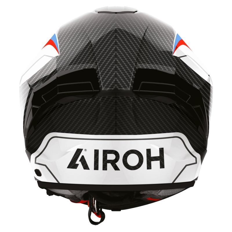 Κράνος μοτοσικλέτας Airoh Matryx Carbon Rank full face μαύρο-άσπρο-μπλε