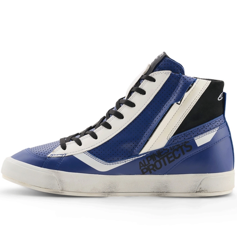 Μπότες μοτοσικλέτας Alpinestars Stated Flair μπλε-λευκό-μαύρο