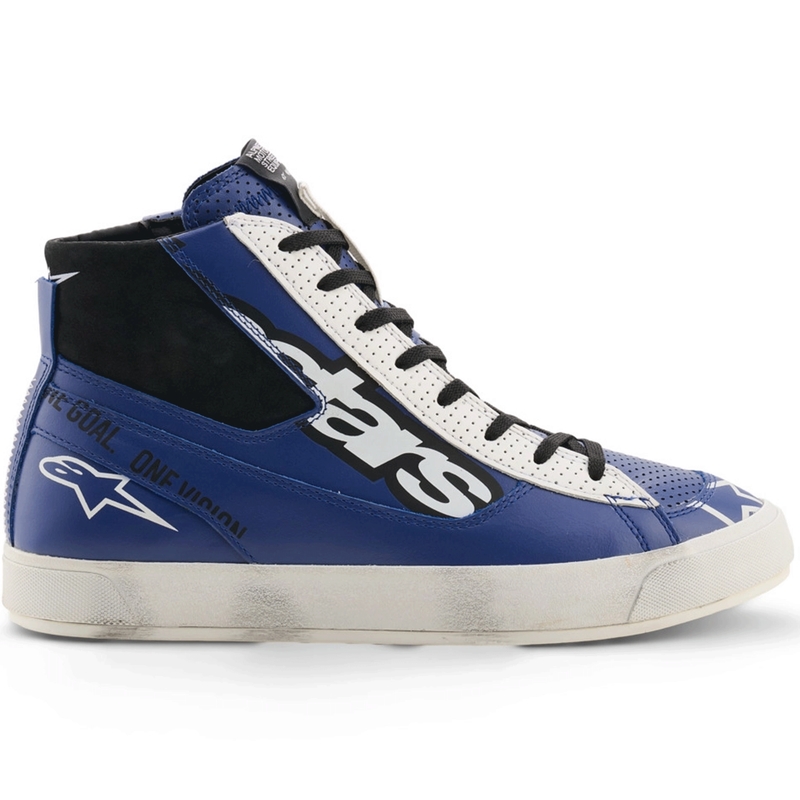 Μπότες μοτοσικλέτας Alpinestars Stated Flair μπλε-λευκό-μαύρο