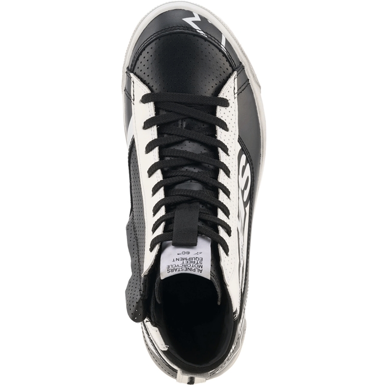 Γυναικείες μπότες μοτοσικλέτας Alpinestars Stella Stated Flair μαύρο-λευκό