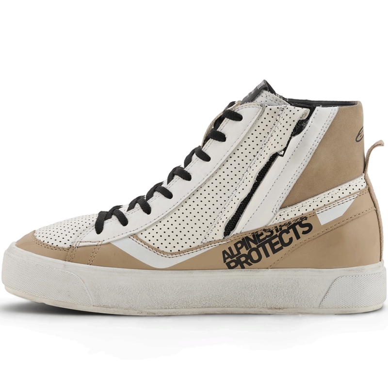 Γυναικείες μπότες μοτοσικλέτας Alpinestars Stella Stated Flair γκρι-λευκές