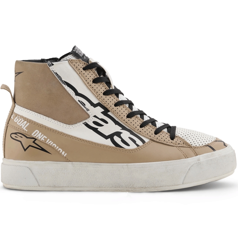 Γυναικείες μπότες μοτοσικλέτας Alpinestars Stella Stated Flair γκρι-λευκές