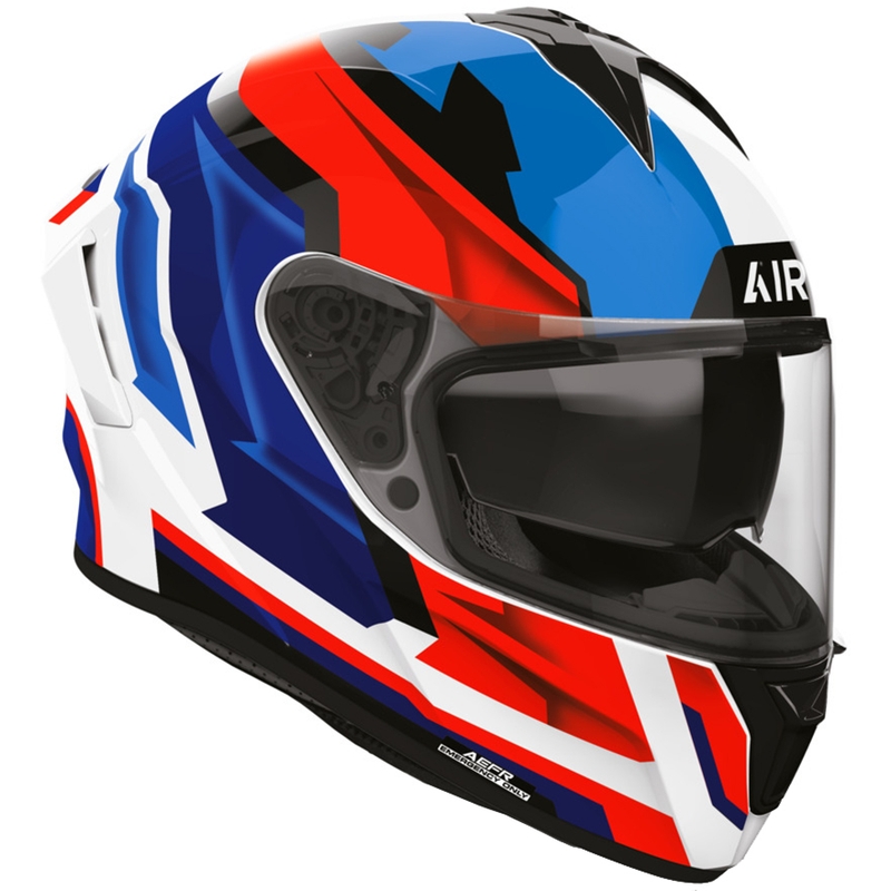 Κράνος μοτοσικλέτας Airoh Spark 2 Blade full-face μπλε-κόκκινο