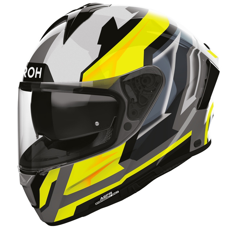 Κράνος μοτοσικλέτας Airoh Spark 2 Blade full face, κίτρινο