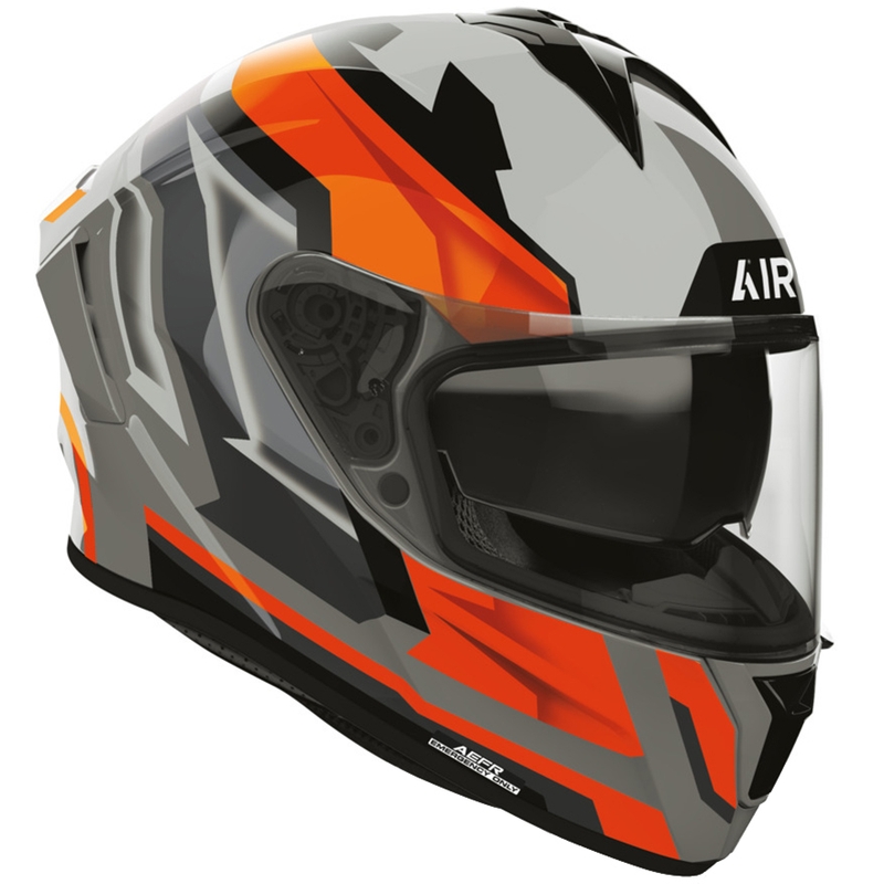 Κράνος μοτοσικλέτας Airoh Spark 2 Blade full face, φθορίζον πορτοκαλί