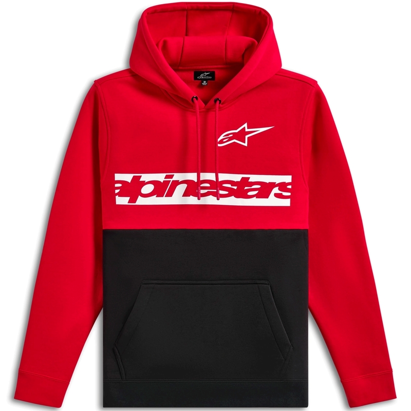 Φούτερ Alpinestars Parallel κόκκινο-μαύρο