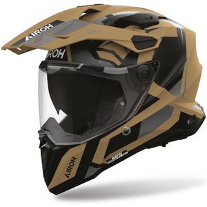 Κράνος μοτοσικλέτας Airoh Commander 2 Polar Enduro σε ματ χρώμα άμμου