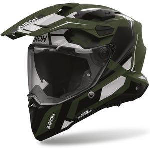 Κράνος μοτοσικλέτας Airoh Commander 2 Polar full-face ματ πράσινο