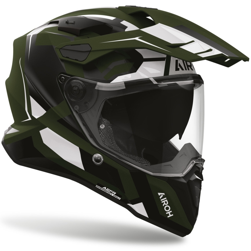 Κράνος μοτοσικλέτας Airoh Commander 2 Polar full-face ματ πράσινο