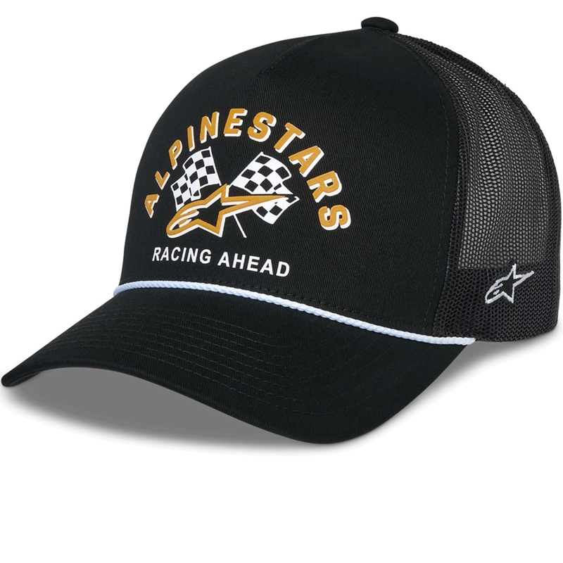 Καπέλο Alpinestars Finisher Trucker μαύρο-μαύρο