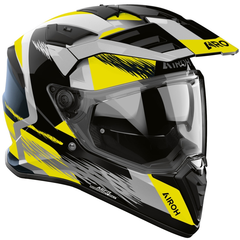 Κράνος μοτοσικλέτας Enduro Airoh BADX-X Airspeed κίτρινο