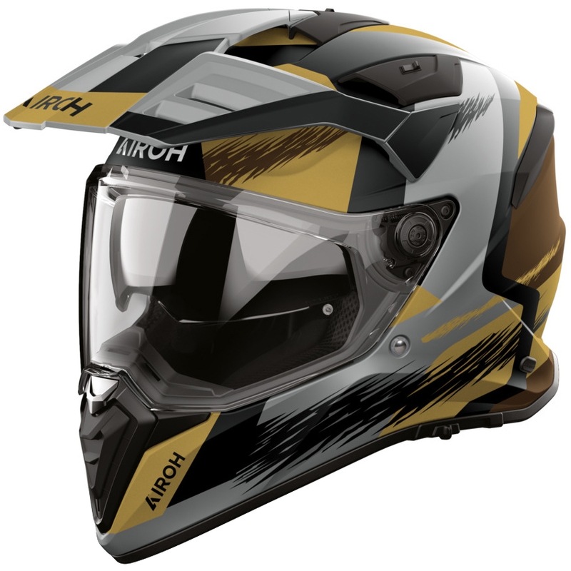 Κράνος μοτοσικλέτας Enduro Airoh BADX-X Airspeed ματ άμμου