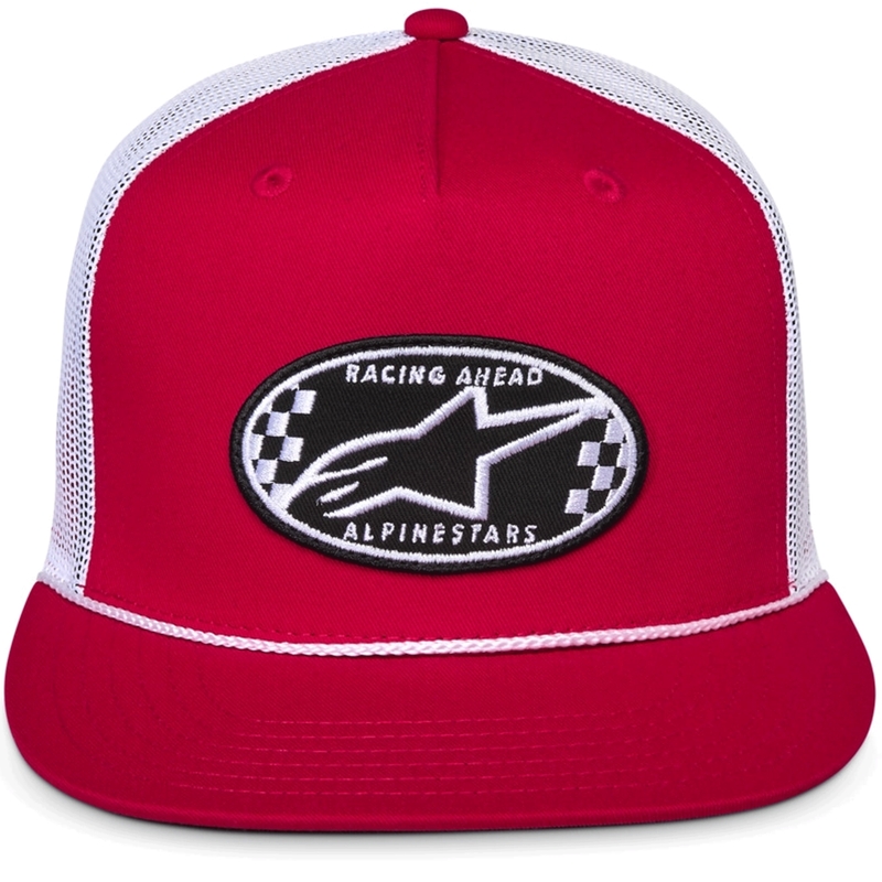 Καπέλο Alpinestars Contender Trucker κόκκινο-λευκό