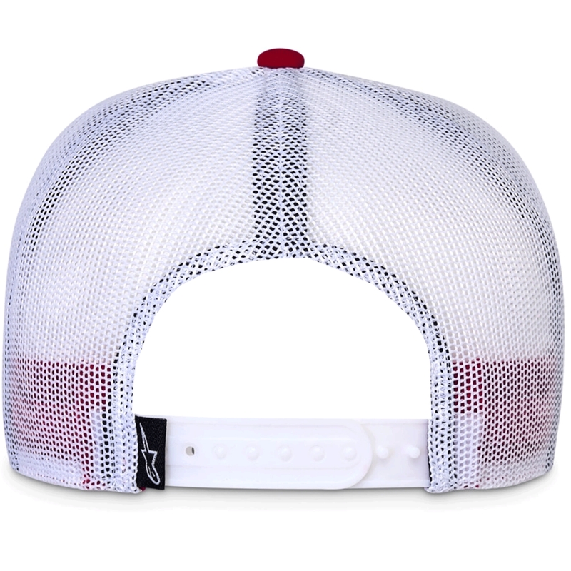 Καπέλο Alpinestars Contender Trucker κόκκινο-λευκό