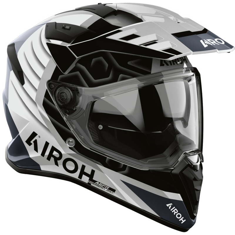 Κράνος μοτοσικλέτας Enduro Airoh BADX-X Cube γκρι