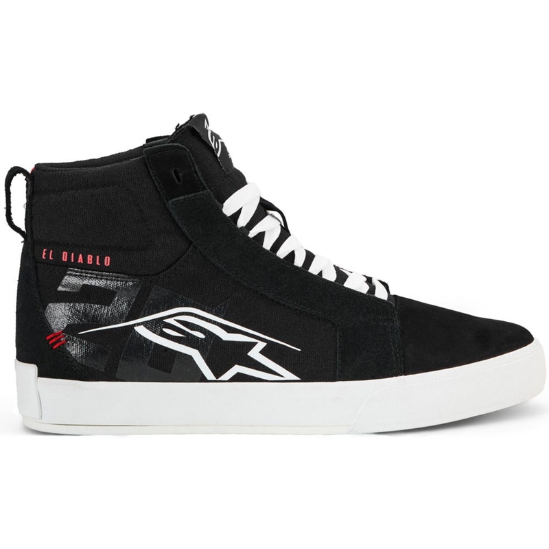 Μπότες Μοτοσικλέτας Alpinestars Ride-63 Canvas FQ20 Μαύρο-Λευκό-Κόκκινο