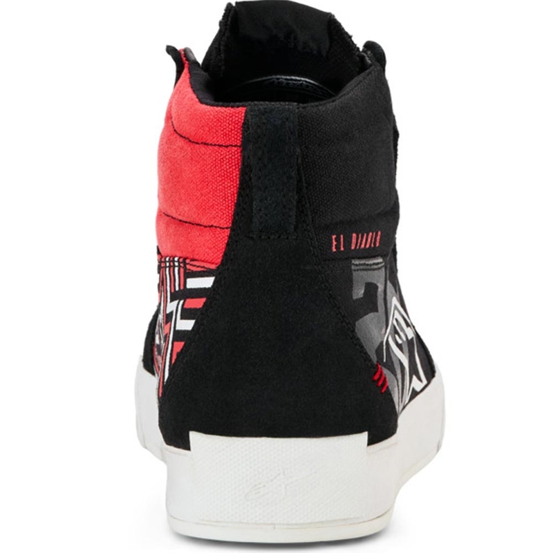 Μπότες Μοτοσικλέτας Alpinestars Ride-63 Canvas FQ20 Μαύρο-Λευκό-Κόκκινο