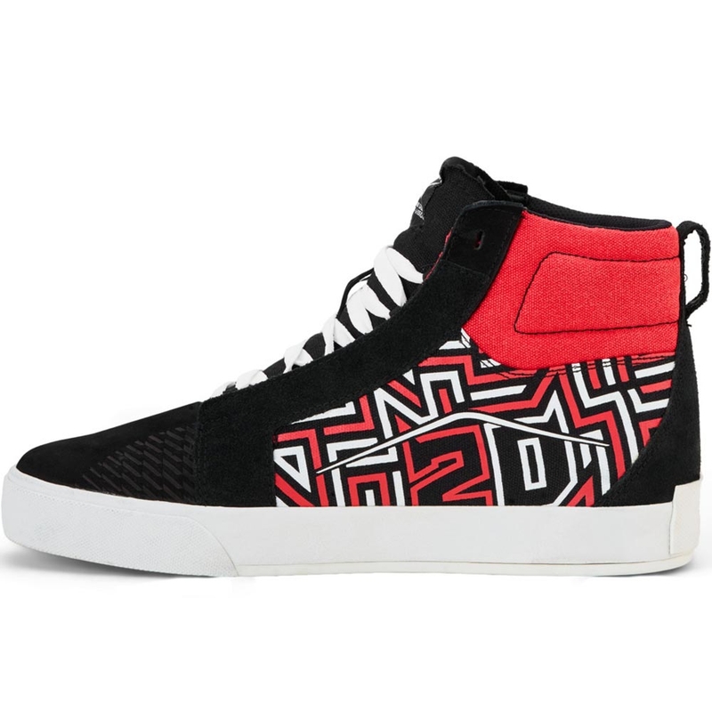 Μπότες Μοτοσικλέτας Alpinestars Ride-63 Canvas FQ20 Μαύρο-Λευκό-Κόκκινο