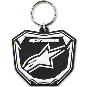 Μπρελόκ Alpinestars Plate μαύρο-άσπρο