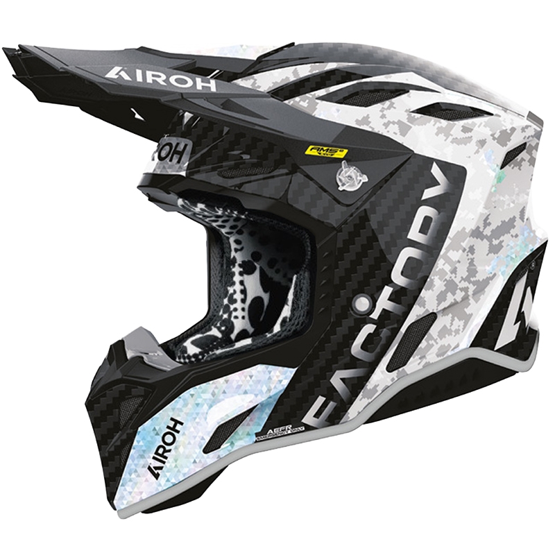 Κράνος Airoh Aviator Factory Bitmap Carbon Motocross Γκρι