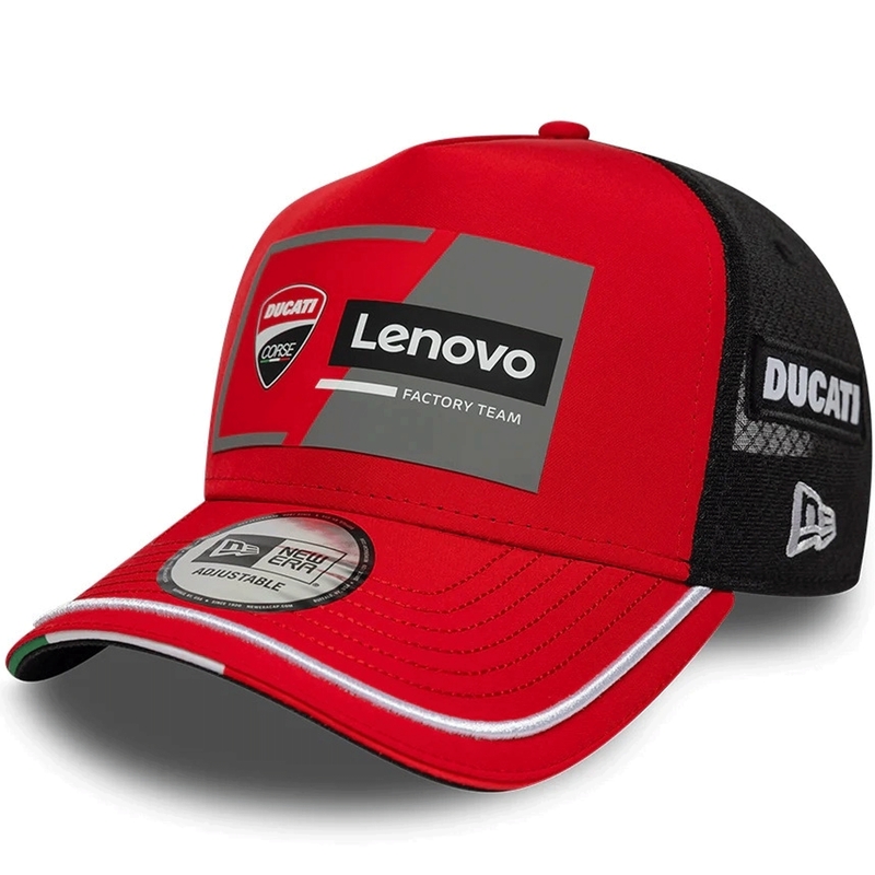 Καπέλο Ducati New Era Lenovo μαύρο-κόκκινο