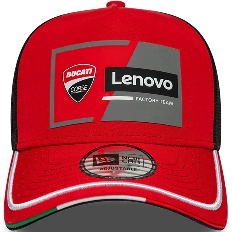 Καπέλο Ducati New Era Lenovo μαύρο-κόκκινο