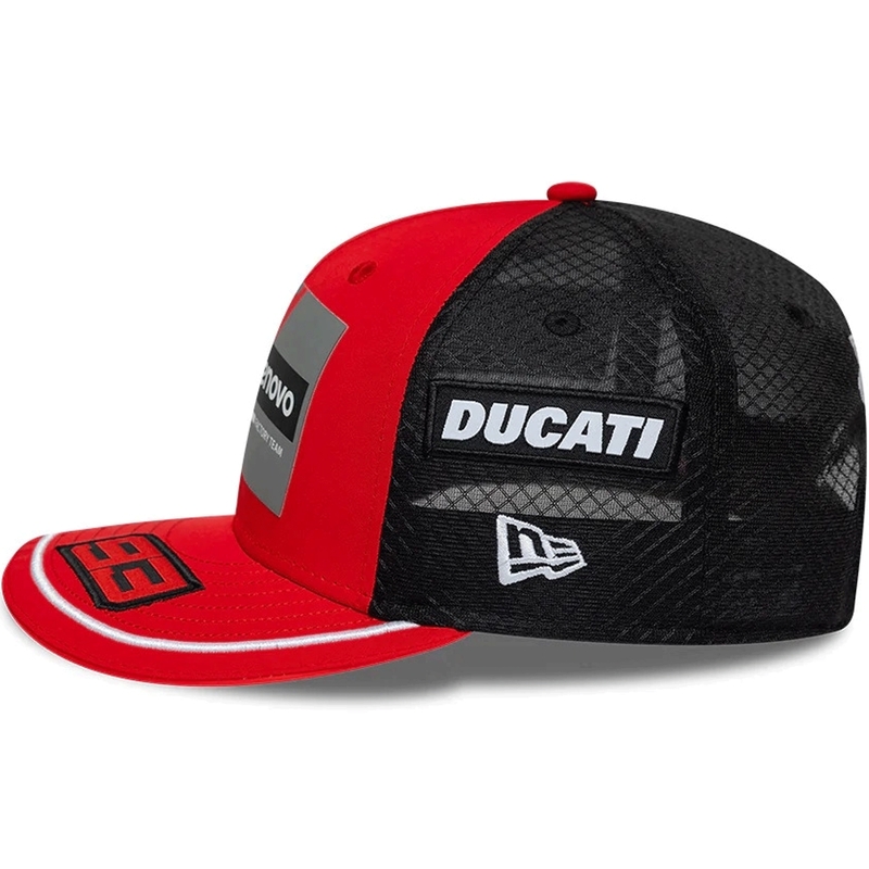 Καπέλο Ducati New Era Lenovo Marquez 93 μαύρο-κόκκινο