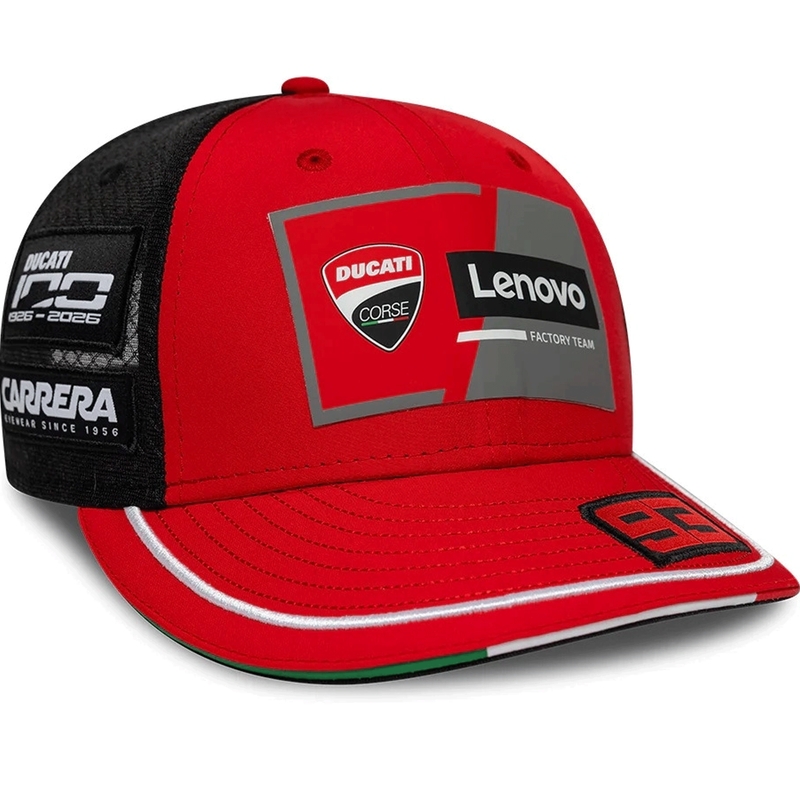 Καπέλο Ducati New Era Lenovo Marquez 93 μαύρο-κόκκινο