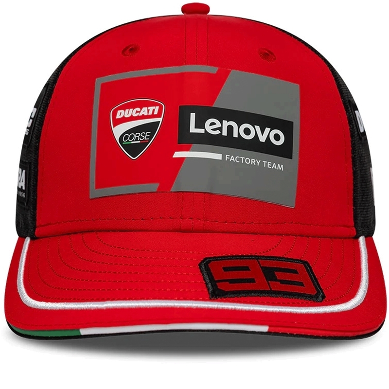 Καπέλο Ducati New Era Lenovo Marquez 93 μαύρο-κόκκινο