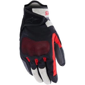 Γάντια μοτοσικλέτας Alpinestars Mogress Airflow μαύρο-κρεμ-κόκκινο