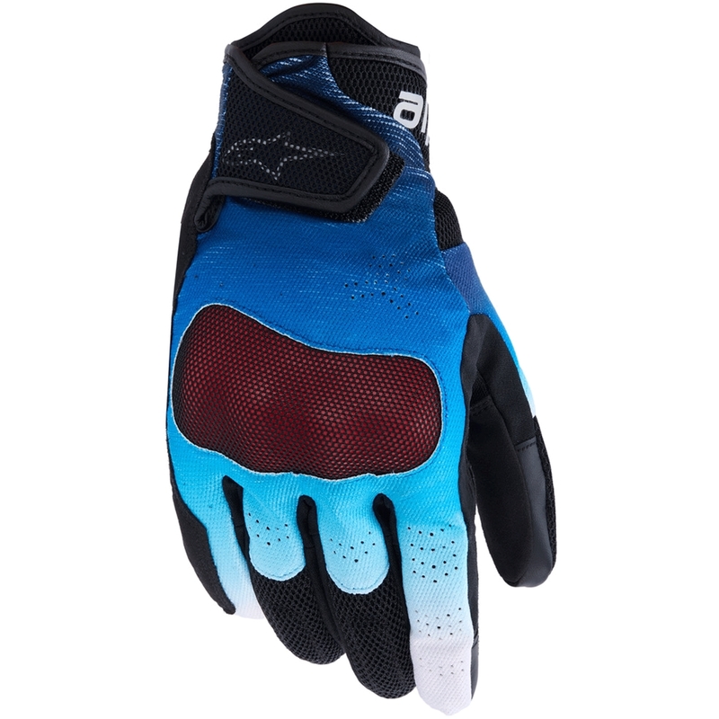 Γάντια μοτοσικλέτας Alpinestars Mogress Airflow μπλε-μαύρο-λευκό