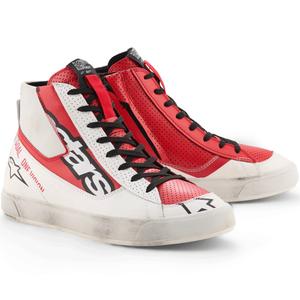 Μπότες μοτοσικλέτας Alpinestars Stated Flair λευκές-κόκκινες